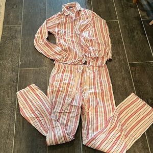 Old navy pj’s pajama set tall flannel medium